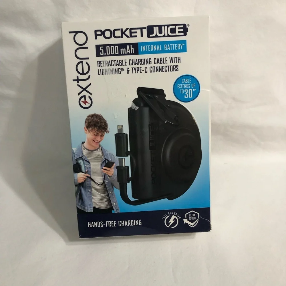 Extend Black Portable Charger